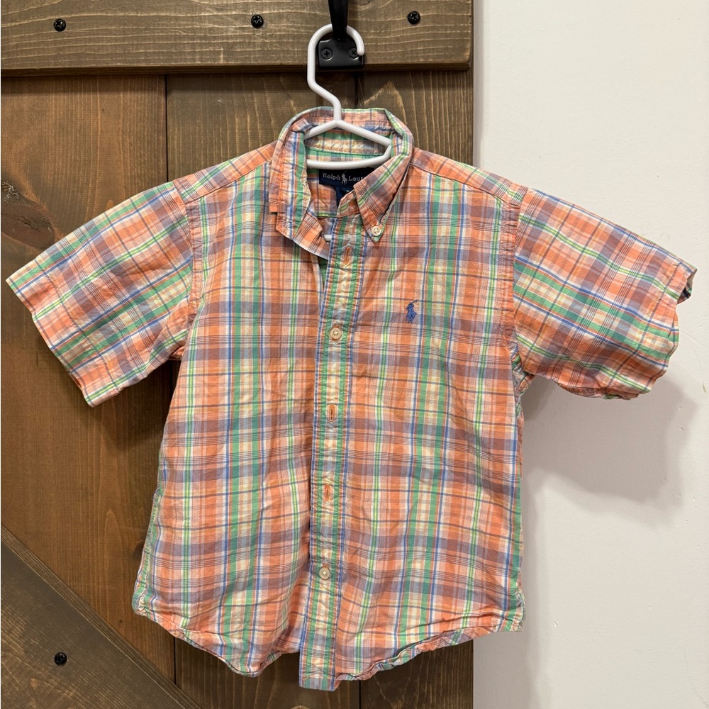 Boys 5 Ralph Lauren short sleeve button down